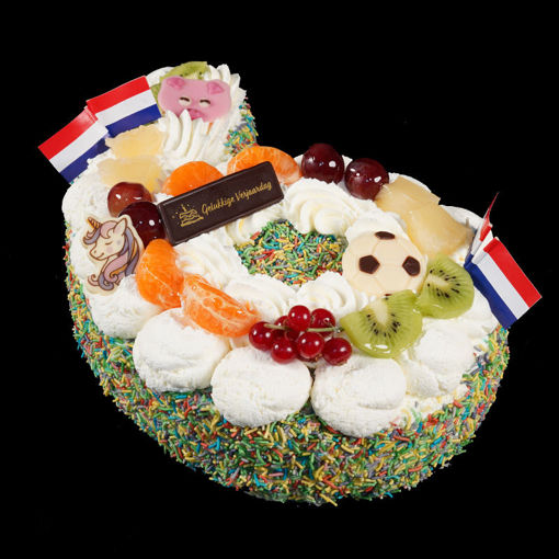 Afbeelding van Cijfertaart slagroom