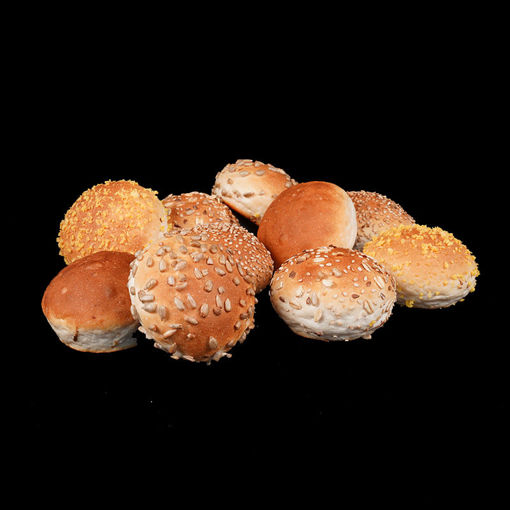 Afbeelding van Mini assorti broodjes wit 10 stuks