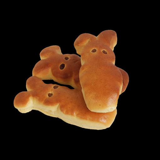 Afbeelding van Paashaas broodje 2 stuks