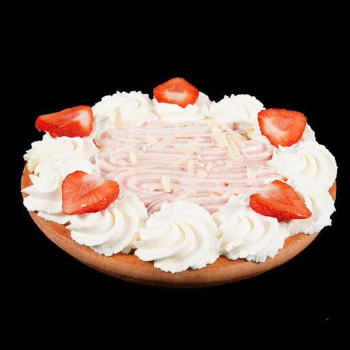 Afbeelding van Aardbeien vlaai met bavaroise