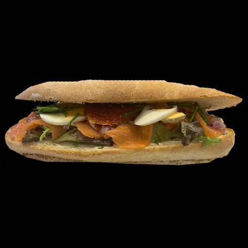 Afbeelding van Belegd broodje - gerookte zalm