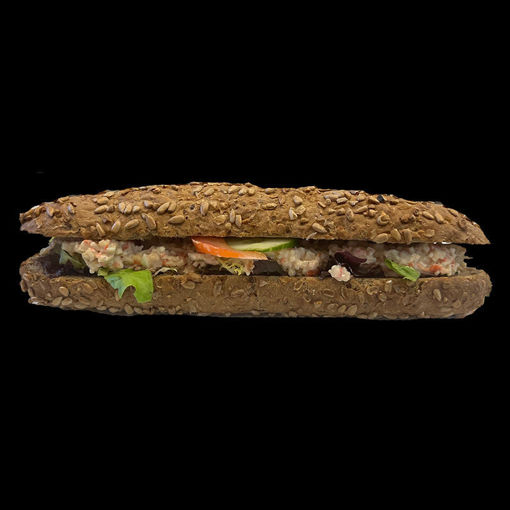 Afbeelding van Belegd broodje - huisgemaakte krabsalade