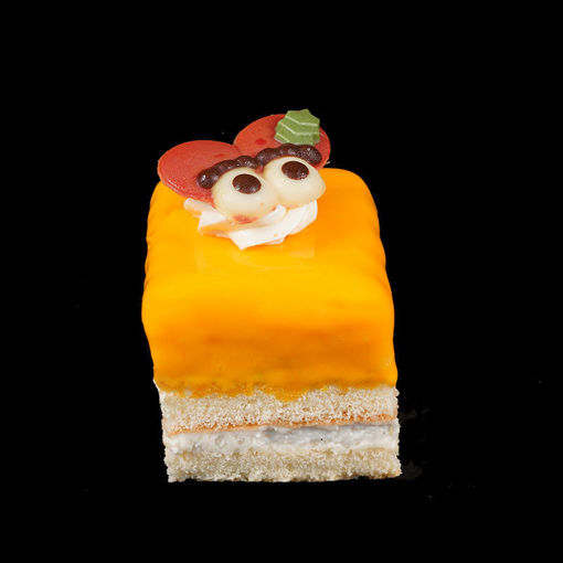 Afbeelding van Pieten petit four geel per stuk