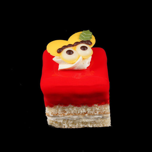 Afbeelding van Pieten petit four rood per stuk