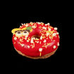 Afbeelding van Pieten donut rood per stuk