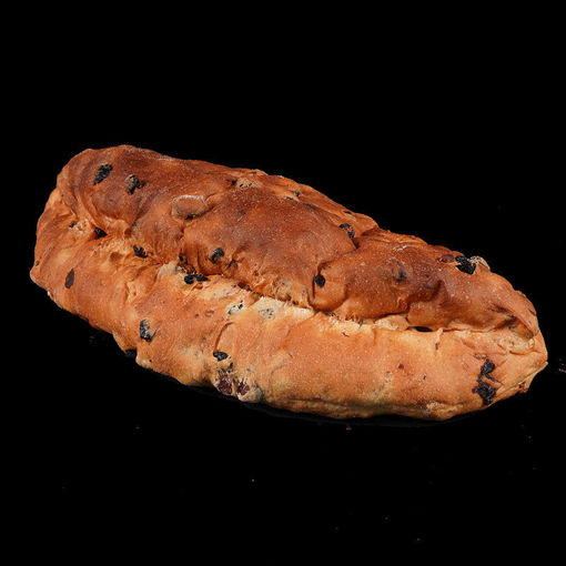 Afbeelding van Kerststol 650 gr zonder noten, vruchten met rozijnen en spijs