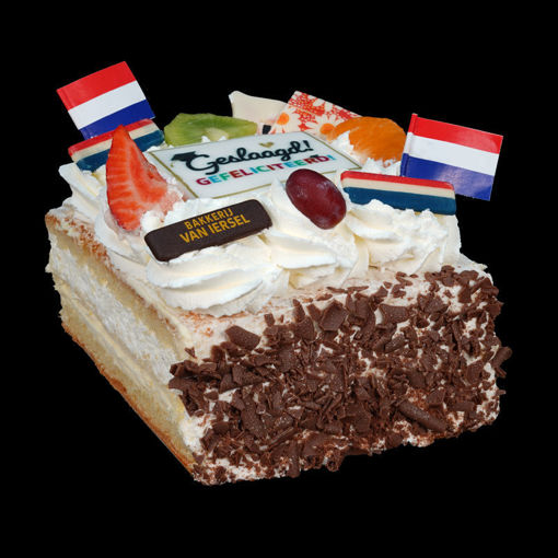 Afbeelding van Geslaagd slagroom verwentaartje
