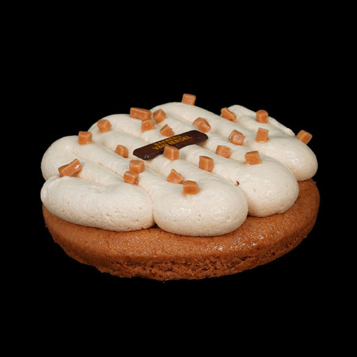 Afbeelding van karamel bavarois weekend taartje