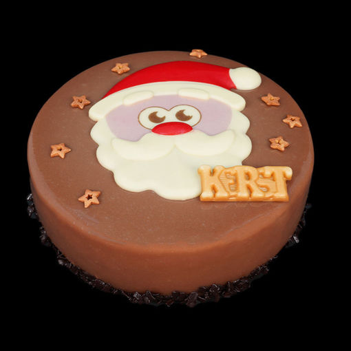 Afbeelding van Kerstman taart - chocolade mousse
