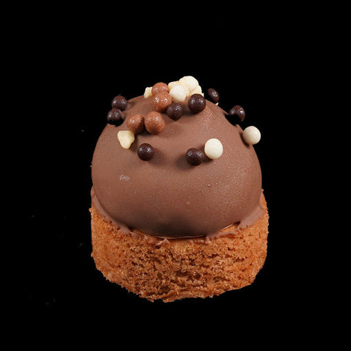 Afbeelding van Koninkje melkchocolade/hazelnoot per stuk