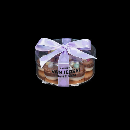 Afbeelding van Mini gianduja vogelnestje per koker