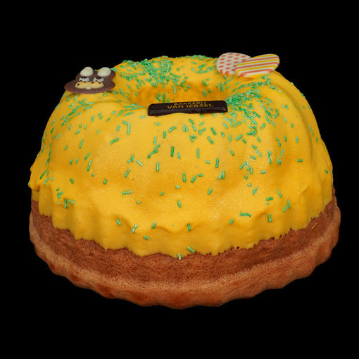 Afbeelding van Paas Tulbandcake - Geel per stuk