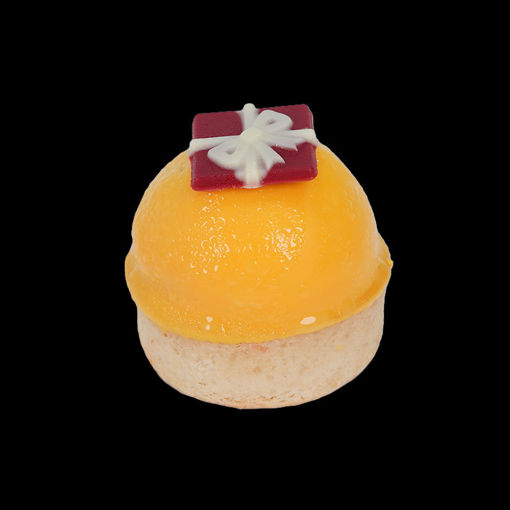 Afbeelding van Sinterklaas mini tartelette geel per stuk